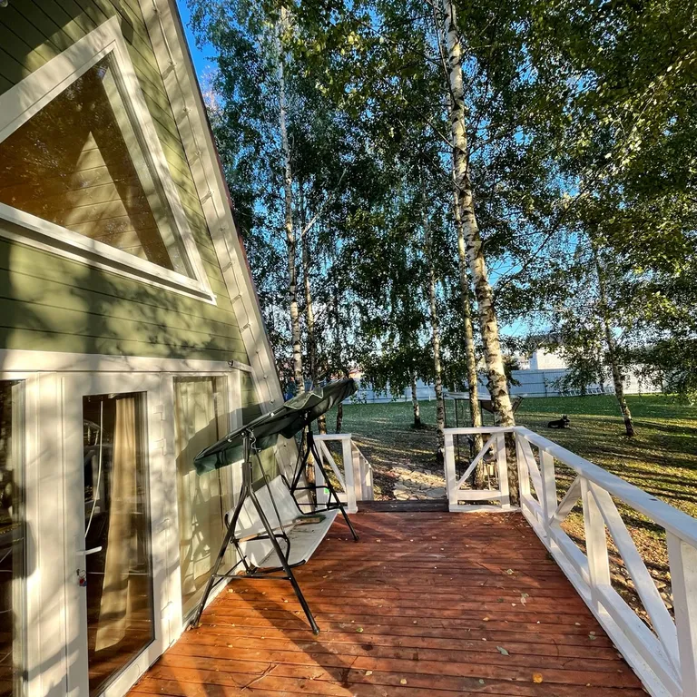 Уютный коттедж в стиле A-Frame