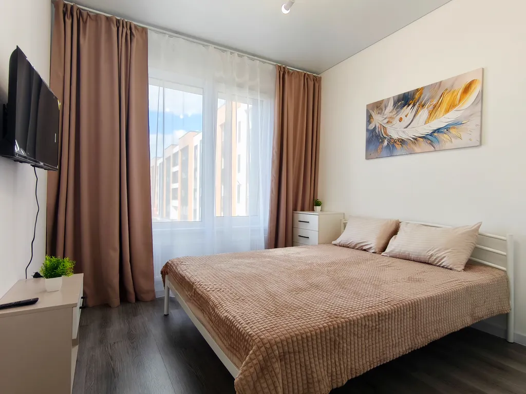 Квартира Квартира Новый дом, уютная евродвушка в тихом дворе — Шушары