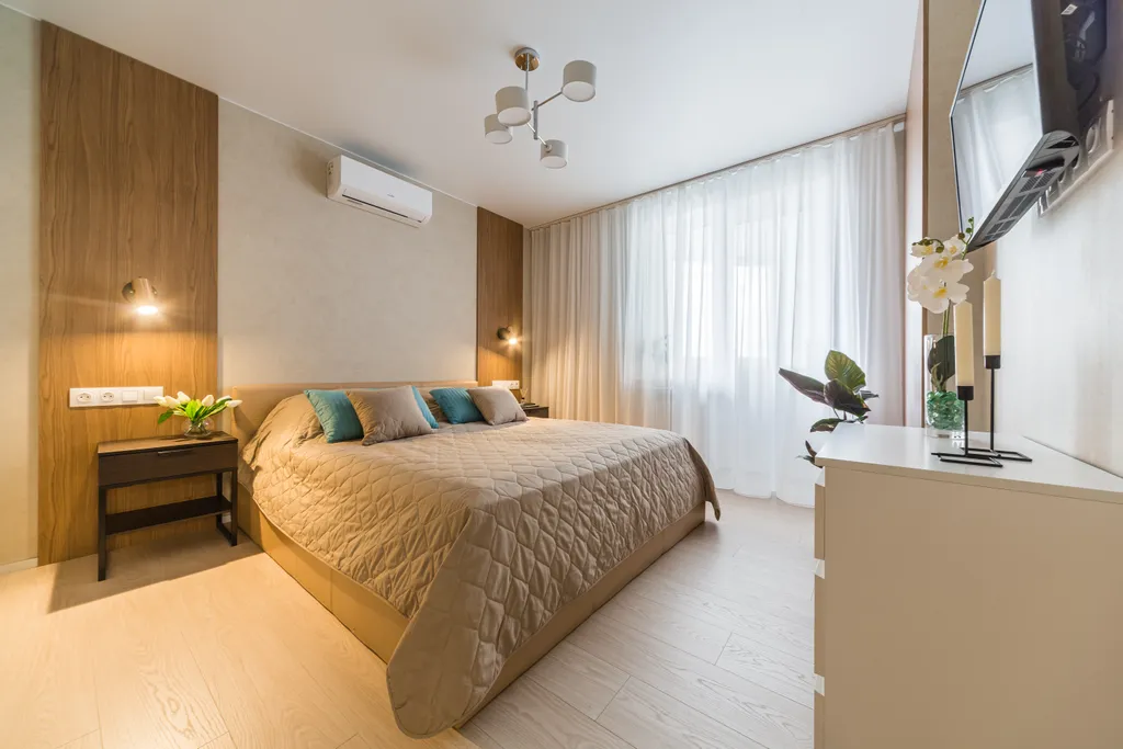 Просторная квартира с двумя спальнями в центре