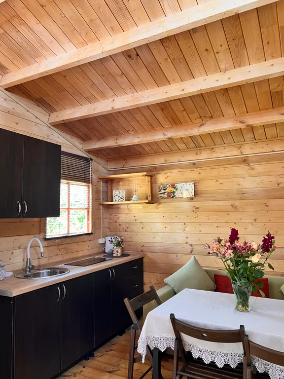 Уютный эко-коттедж под ключ Домик в деревне