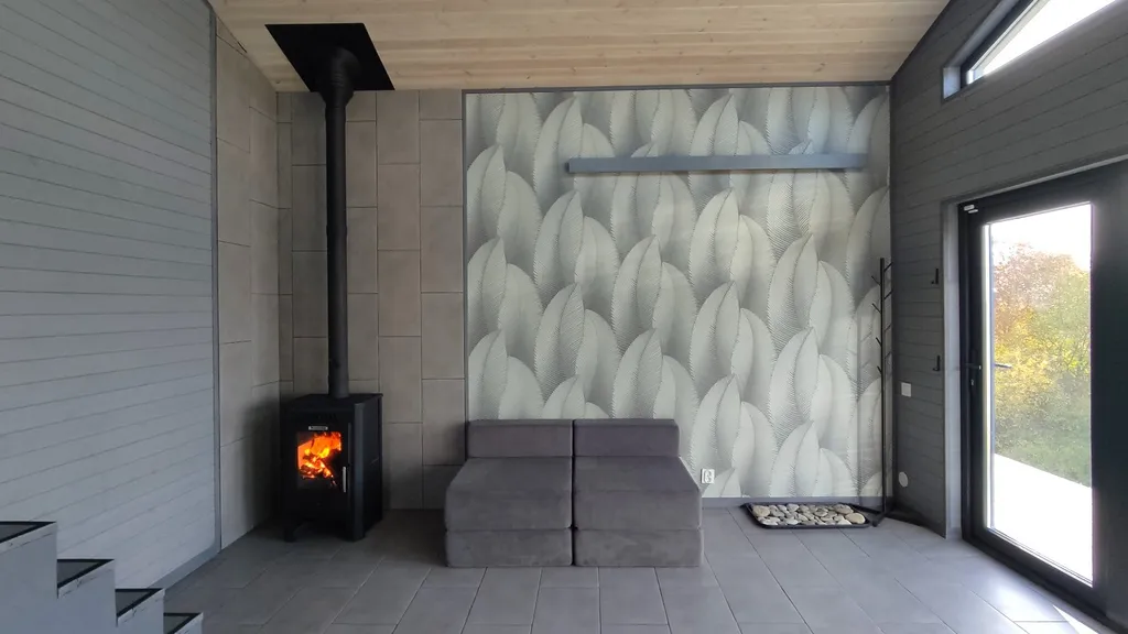 Уютная дача с фантастическими видами и купелью на дровах