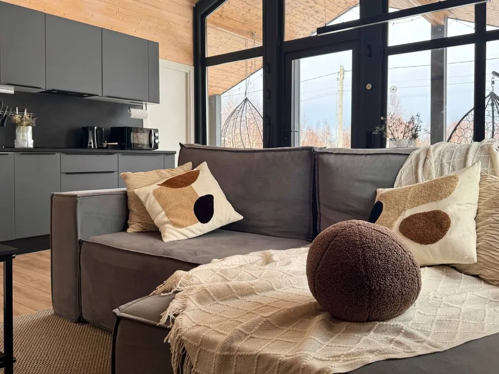 Дом 80m2 — сибирский чан, кухня, Wi-Fi
