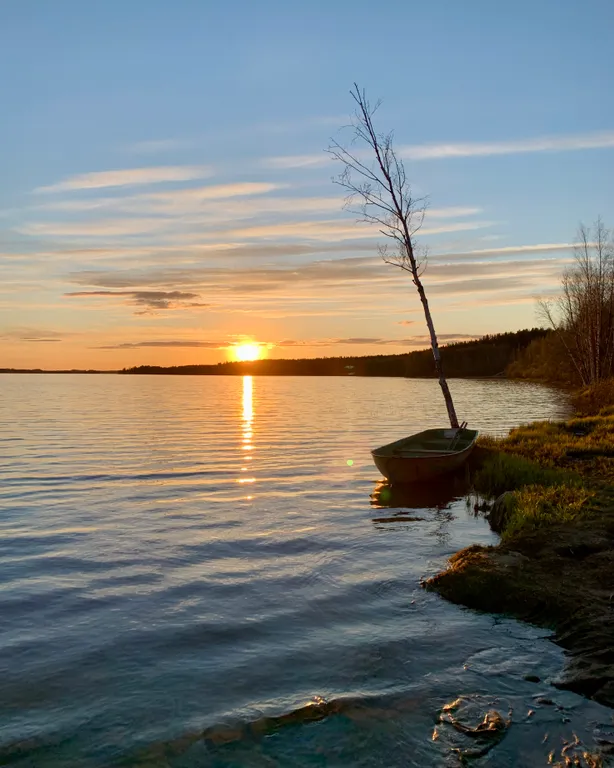 Коттедж Барнхаус премиум на берегу озера — Светлое