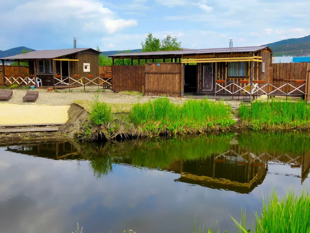 Коттедж 3 местный экодом с видом на пруд — аренда посуточно в Тургояк