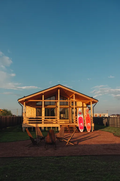 Коттедж Красивый дом с сауной, джакузи, сапбордами — Павловский Посад