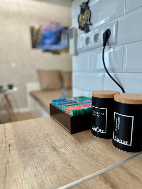 Студия с дизайнерским ремонтом