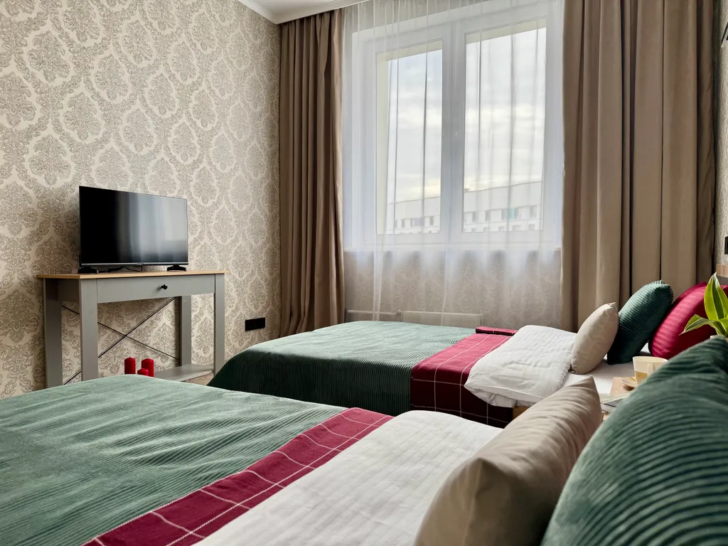 Квартира 4-комнатная квартира с видом на ВДНХ, Останкинскую башню, 84м, 7 кроватей — Москва