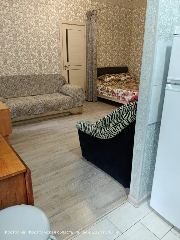 Двухкомнатная у Волги, 6 раздельных спальных мест