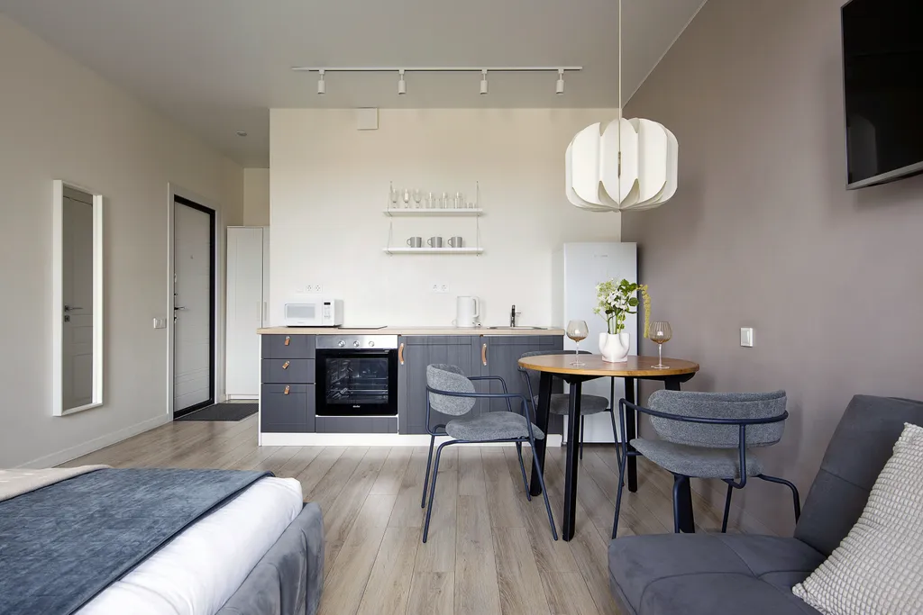 Квартира Квартира Комфортная студия Белая в центре — Калининград