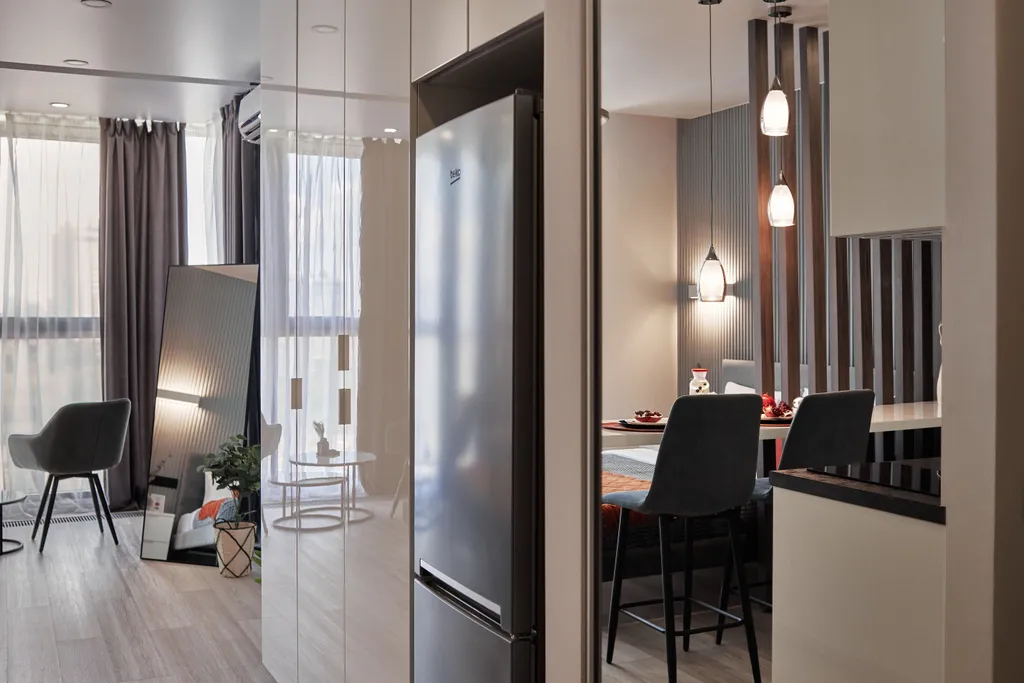 Стильная видовая студия у Волги в ЖК Галактика на 12 этаже