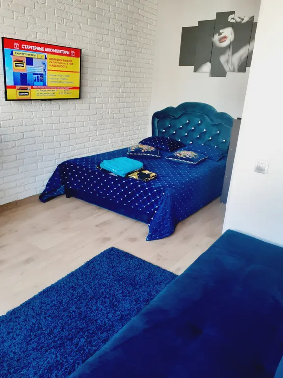 Квартира-студия Малышка с видом на Волгу