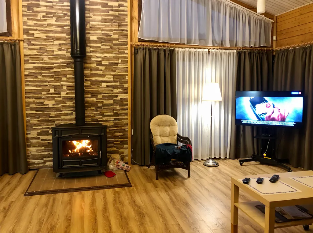 Коттедж Коттедж с камином, финская сауна русская баня на дровах — Ломоносов