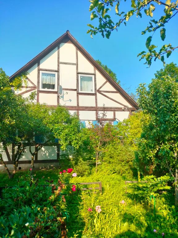 Двухэтажный дом Фахтверк в Мариенбурге