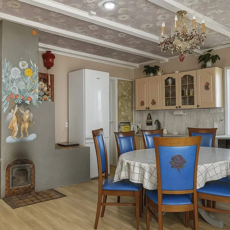 Сказочный домик в деревне