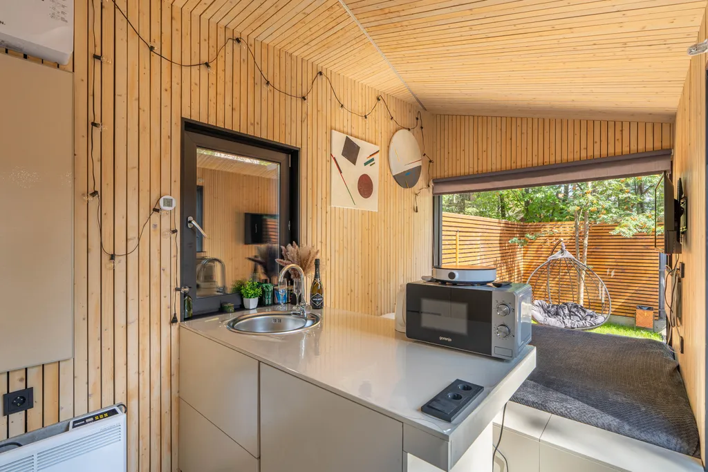 Коттедж Ультрасовременный домик для отдыха вдвоем с сауной, купелью, мангалом — Москва