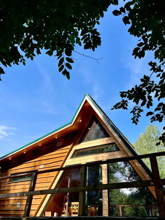 Треугольный домик Василево с баней и чаном