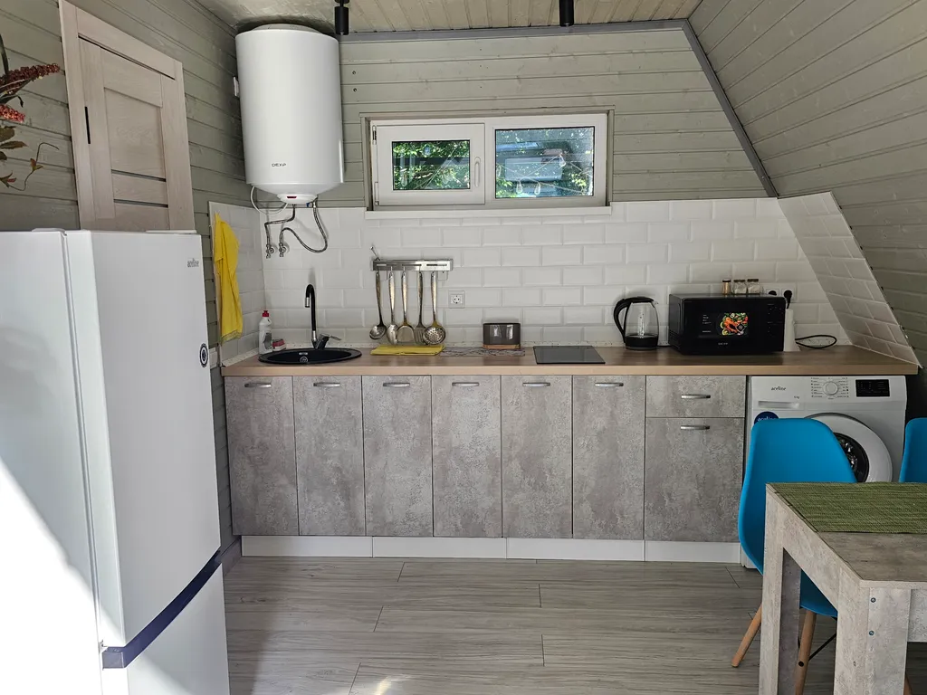 Дом 44m2 — чан, кухня, Wi-Fi