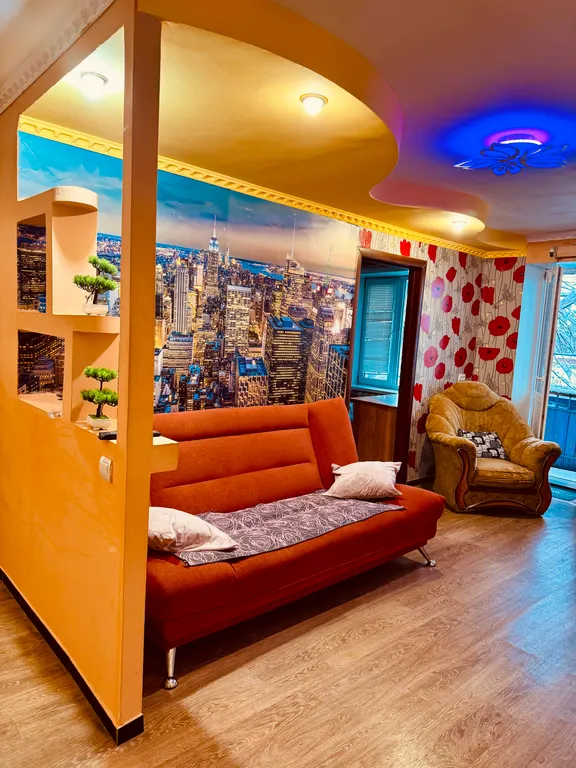 Трёхкомнатная квартира в центре города