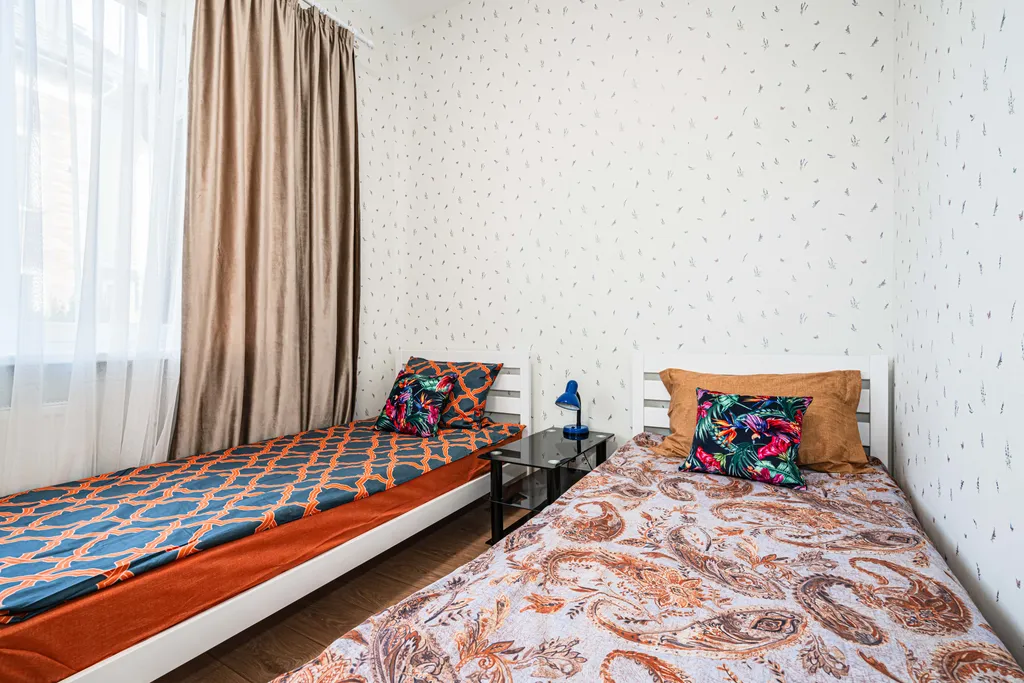 Апартаменты в стиле бамбук на берегу моря и променада