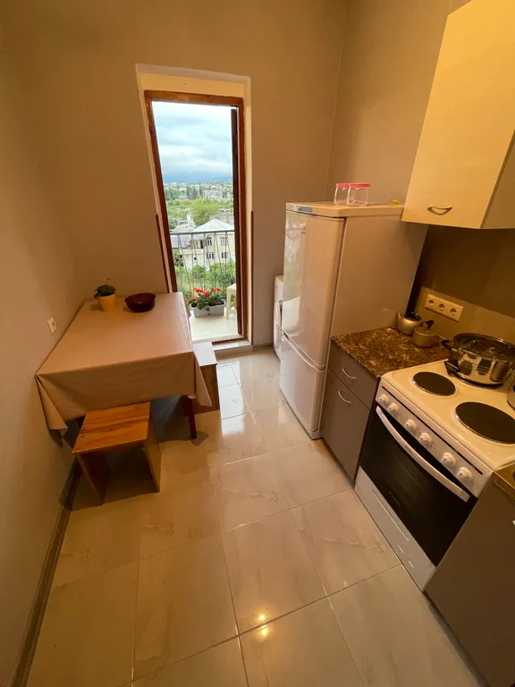 Просторная квартира с видом на горы