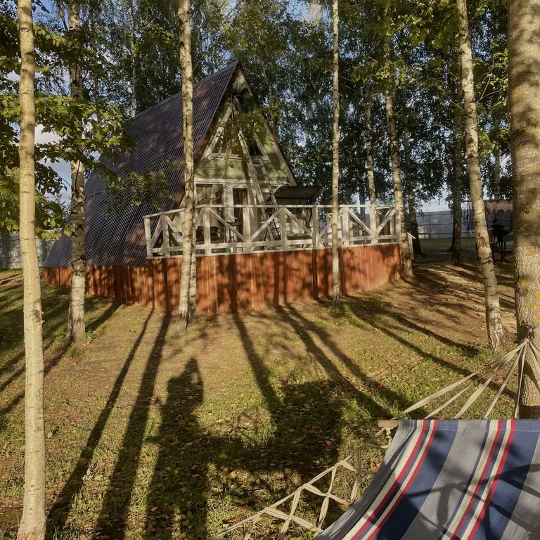 Уютный коттедж в стиле A-Frame