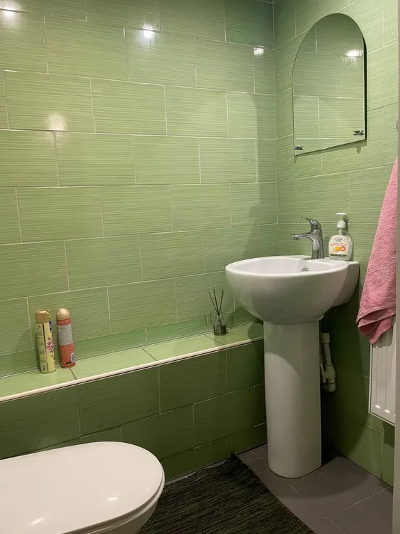 Дом с баней на берегу озера, в черте города