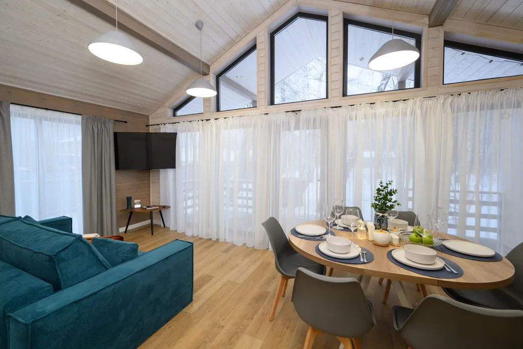 Дом в лесу с Банным чаном у озера