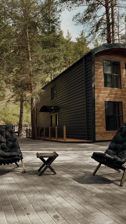 Апартаменты с панорамным с видом на лес