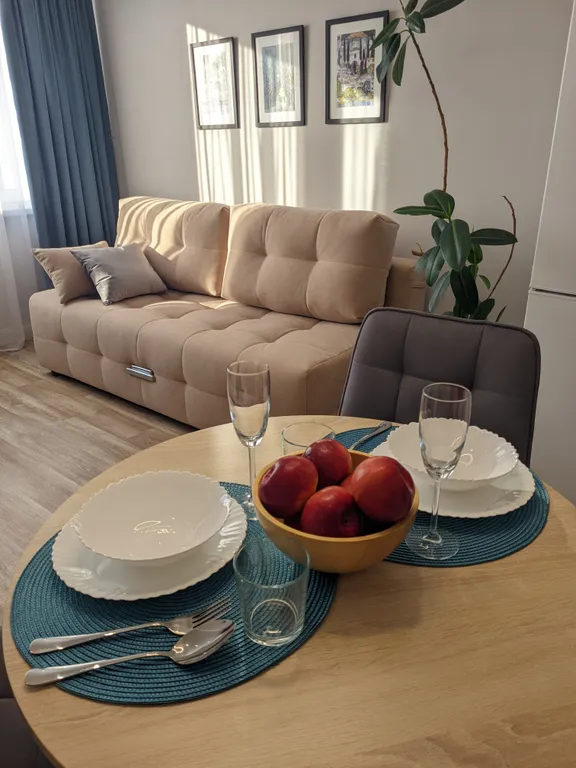 Уютная квартира с красивым видом на город и Волгу