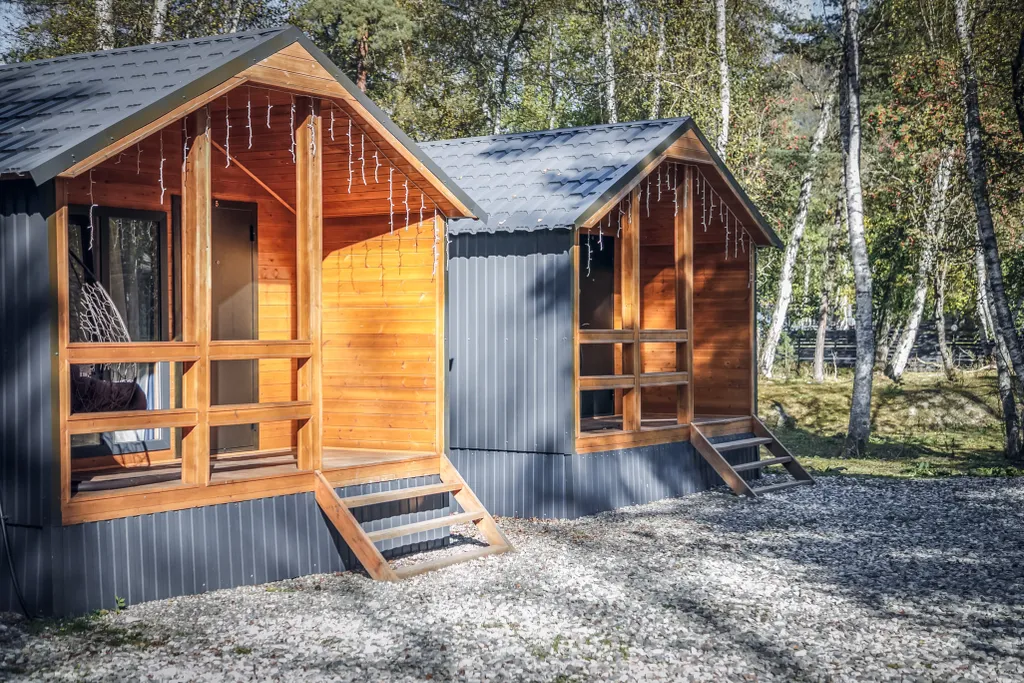 Коттедж Коттедж с видом на лес — Архыз