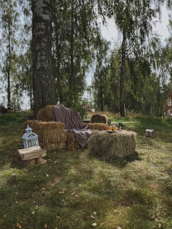 Домик с банькой и видом на озеро