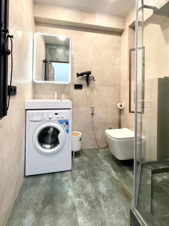 Студия с красивым видом с балкона