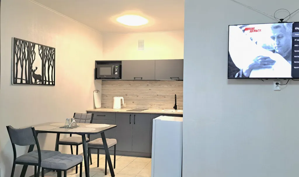 Уютная студия в центре с балконом