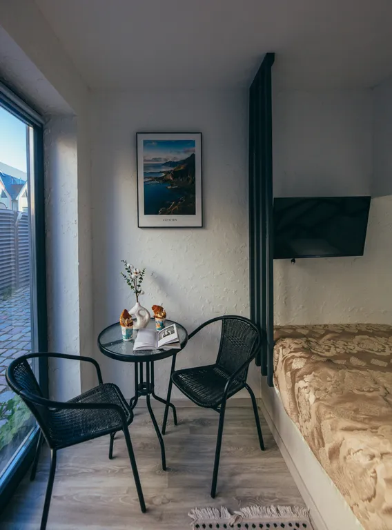 Двухуровневая мини студия с отдельным выходом во двор