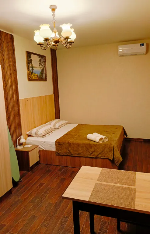 Уютная номер-студия с собственной кухней и всеми удобствами на двоих