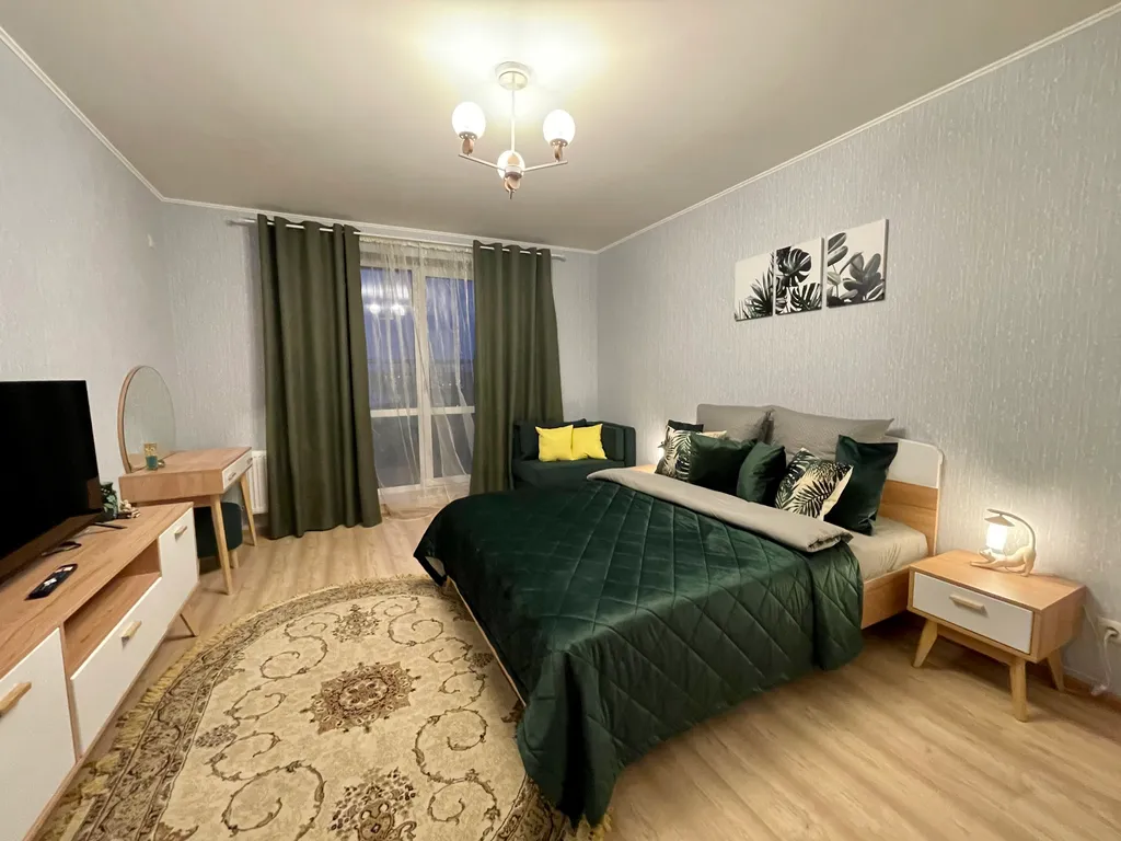 1 комн.видовая на 4 спальных места квартира — аренда посуточно в Мокшино