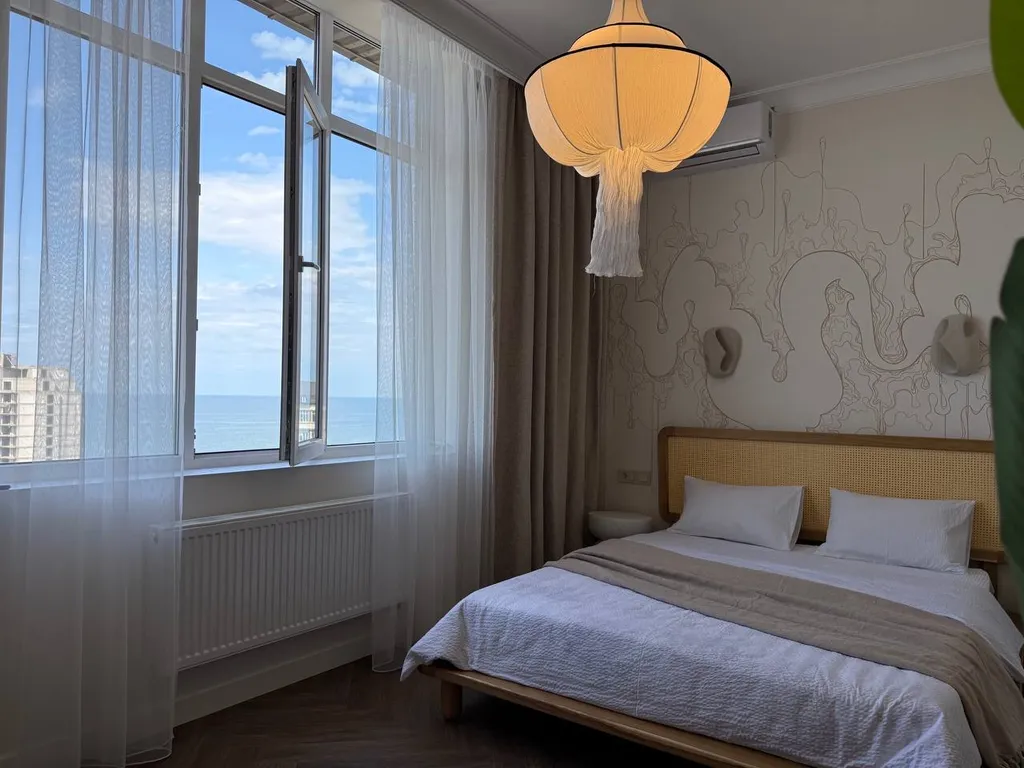 Квартира Квартира Уютная студия с панорамным видом на море — Махачкала