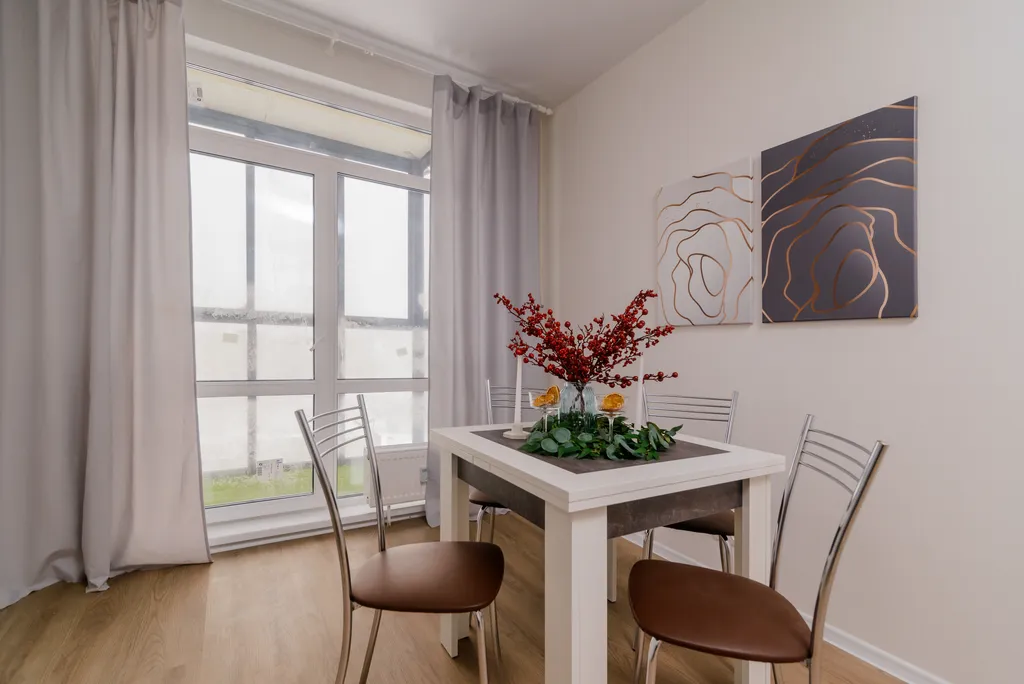 Просторная квартира с балконом