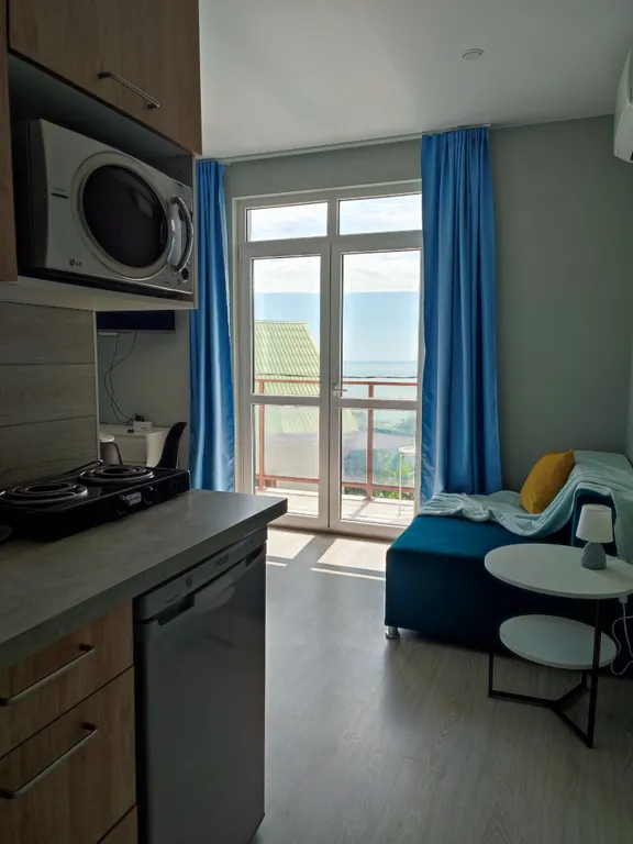 Новая студия с видом на море в Хосте