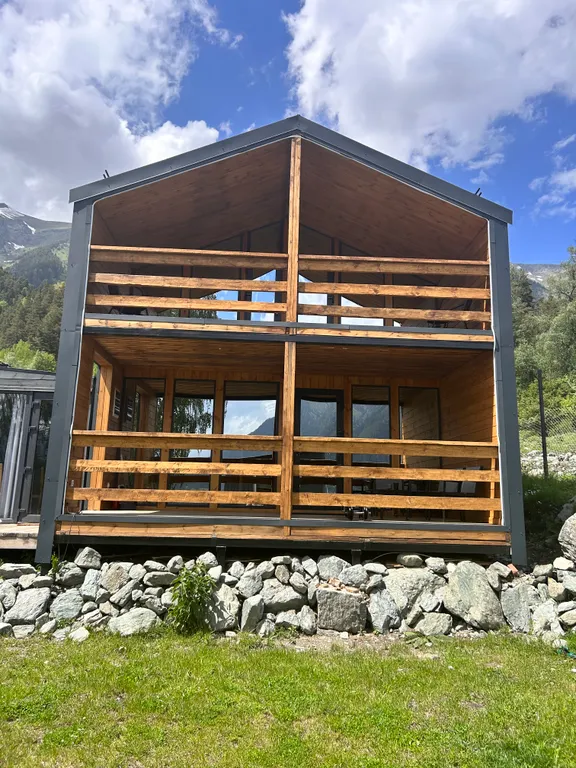 Коттедж Дом с террасой, балконом и лучшим видом в горах — Архыз