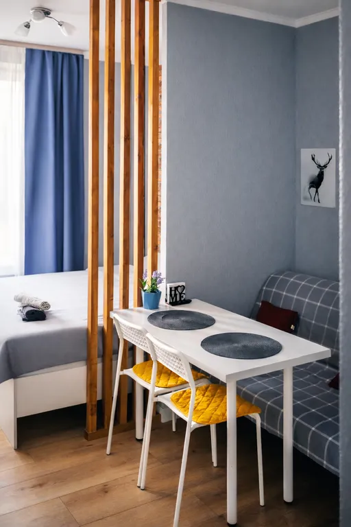 Современная студия для коротких и долгих визитов