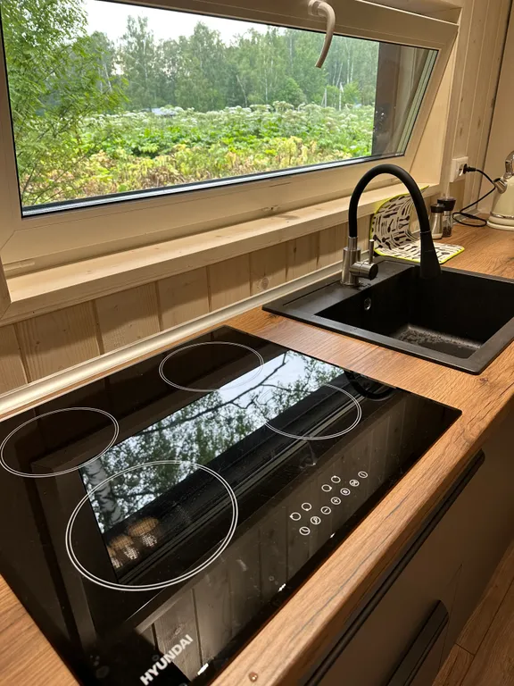 Стильный дом с панорамными окнами