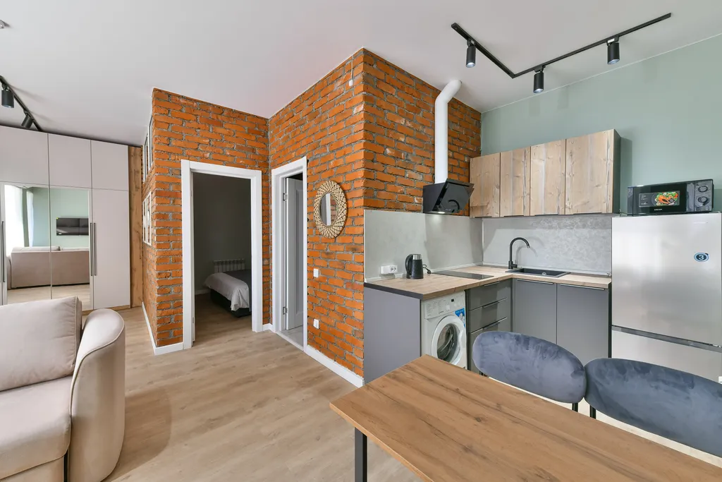 Современный апартамент в стиле лофт