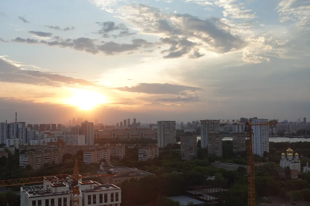 Квартира Квартира Евродвушка в современном ЖК на воде, высокий этаж, вид на центр Москвы — Москва