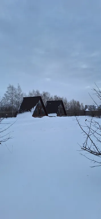 A-frame домик с видом на горнолыжку