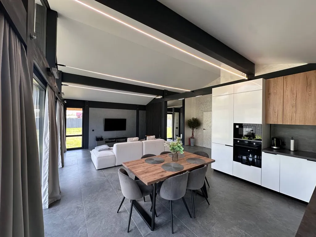 Уютный дом в стиле фахверк