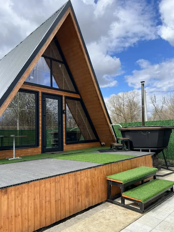 Коттедж 50m2 — чан, кухня, безлимитный интернет