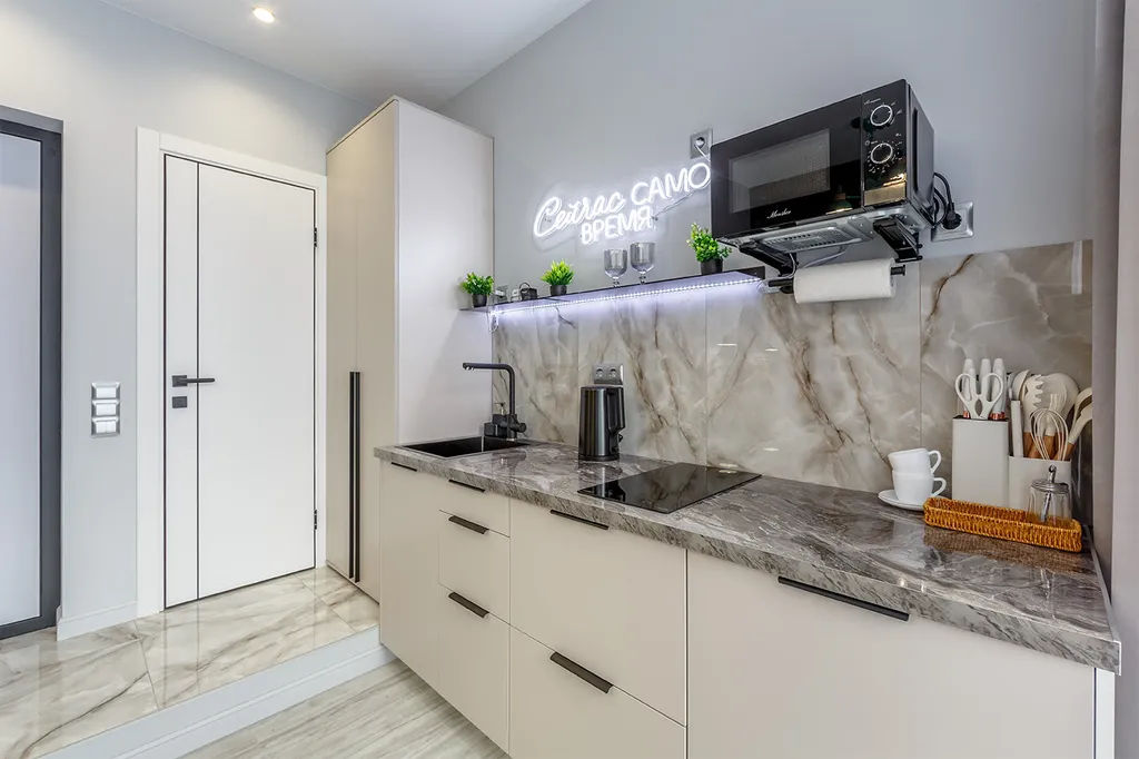 Квартира Квартира Уютная дизайнерская студия — Москва