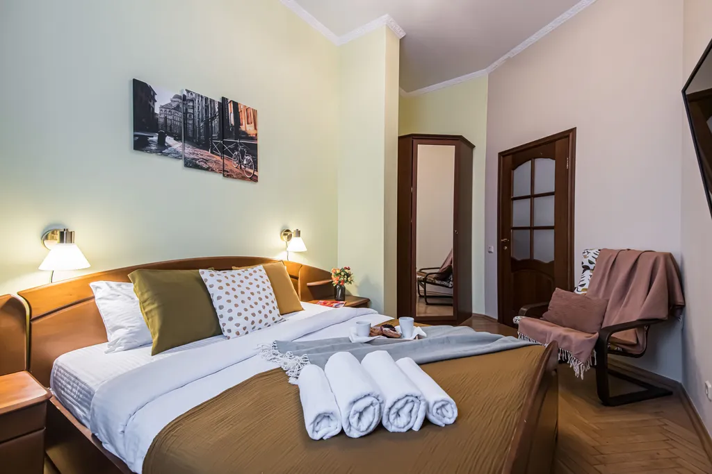 Квартира Квартира Стильная четверка с видом на МИД — Москва