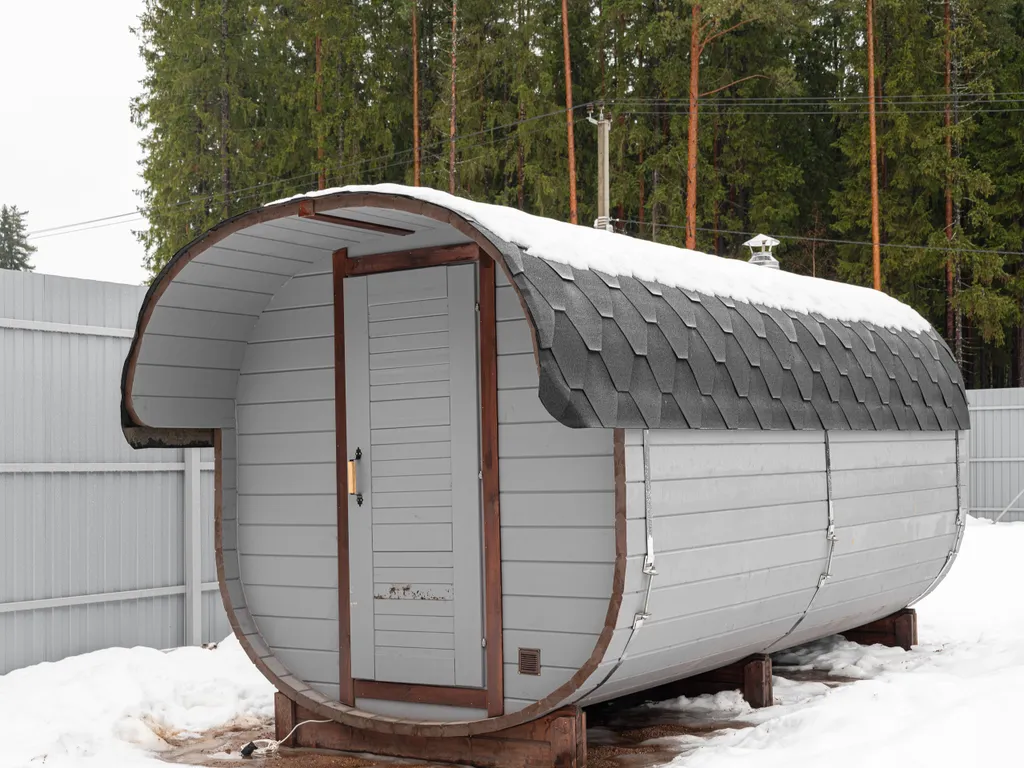 Домик у леса с камином и баней